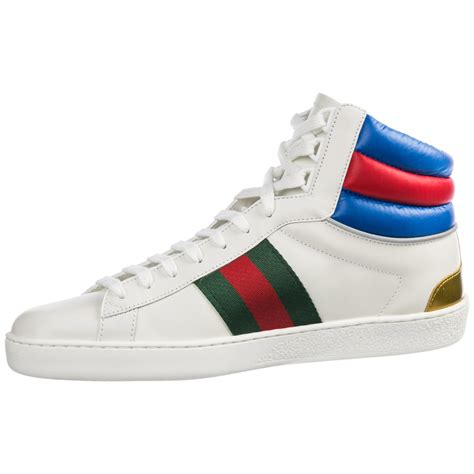 gucci aces high tops|Gucci high top sneakers sale.